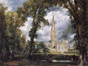 John Constable Salisbury Cathedral from the Bishop-s Grounds USA oil painting artist